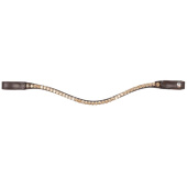 Browband Shine X-Line Brown/Toffee Browband Shine X-Line Brown/Toffee