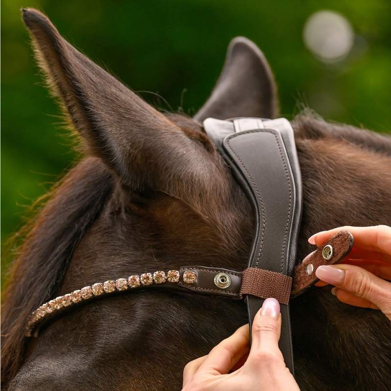 Browband Shine X-Line Light Pink