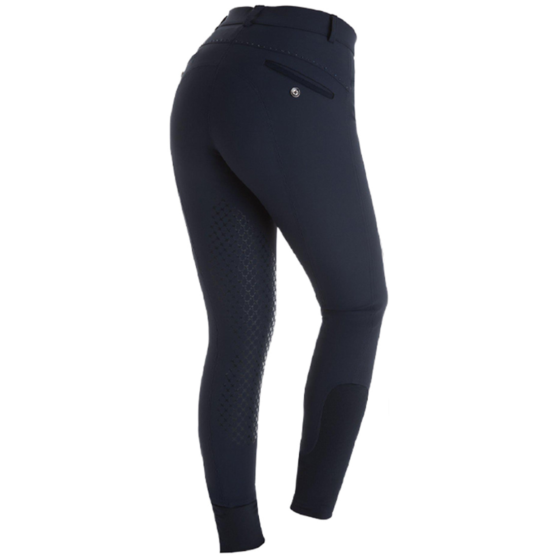 Riding Breeches Safir Super-X High Knee Grip Navy Blue