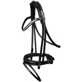 Dressage Bridle Magic Croco S-Line Black Dressage Bridle Magic Croco S-Line Black