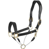 Leather Halter Rope Royal S-Line Black Leather Halter Rope Royal S-Line Black