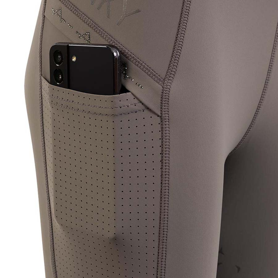 Riding Tights Tregging Exposure Silicone Taupe