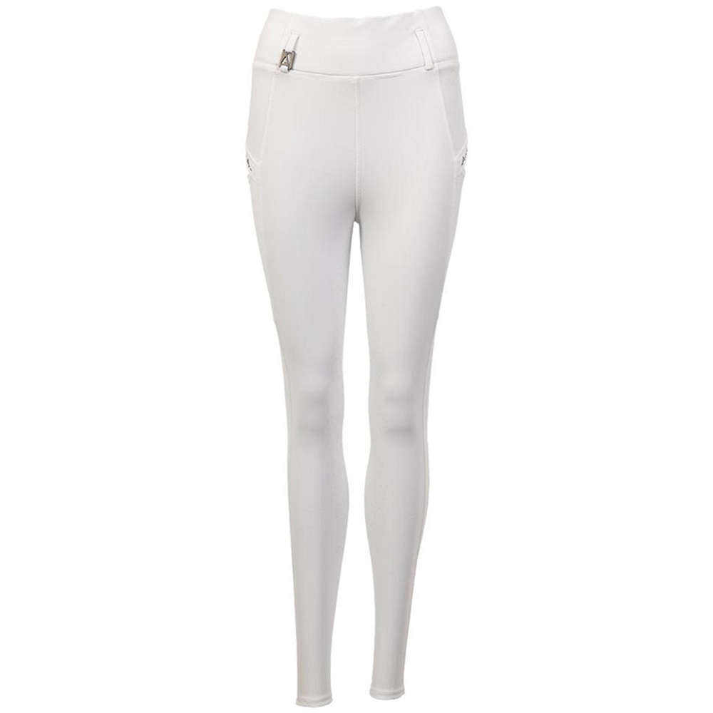 Riding Tights Tregging Exposure Silicone White