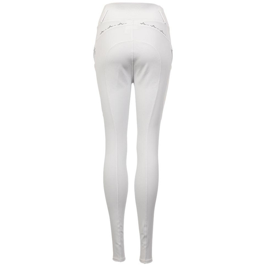 Riding Tights Tregging Exposure Silicone White