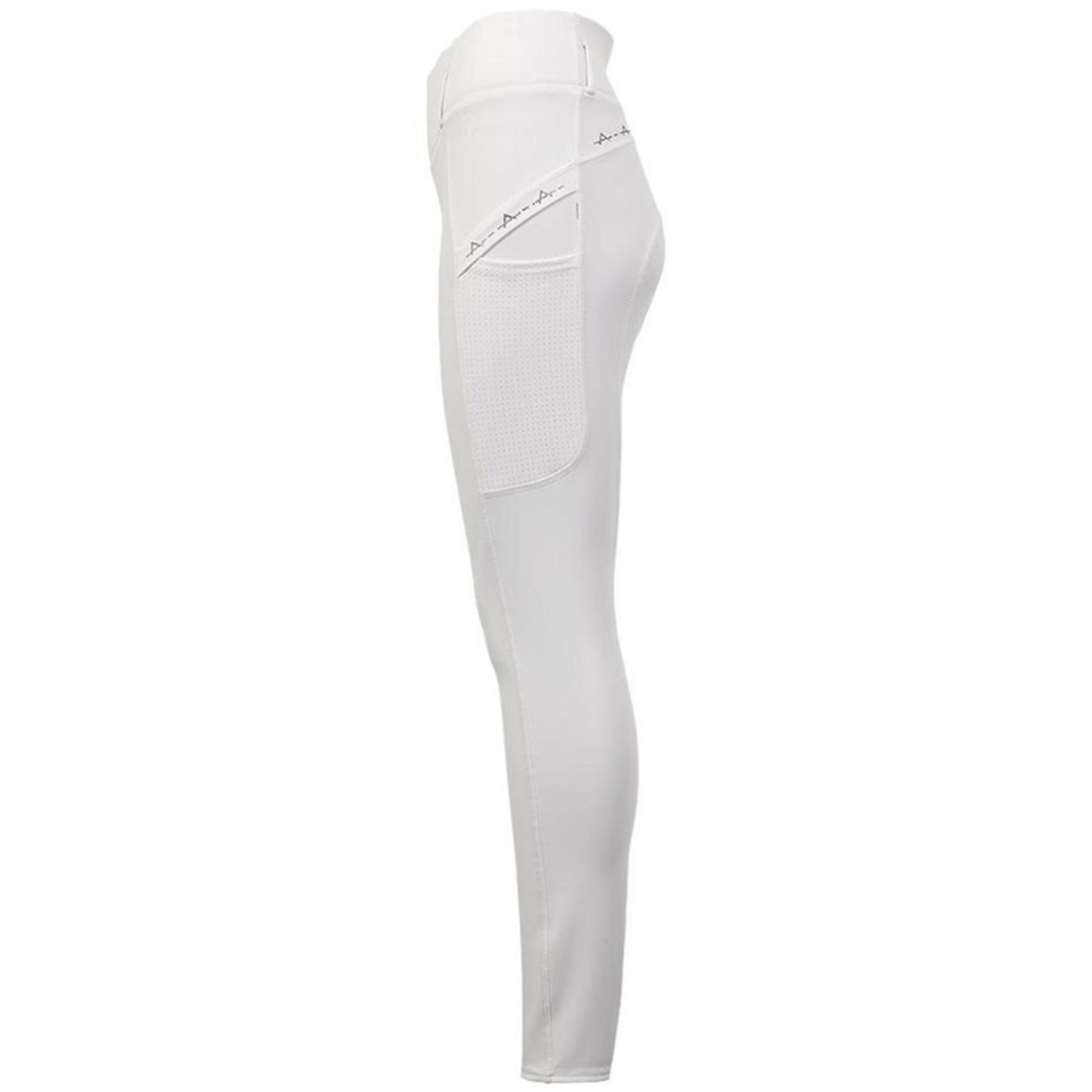 Riding Tights Tregging Exposure Silicone White