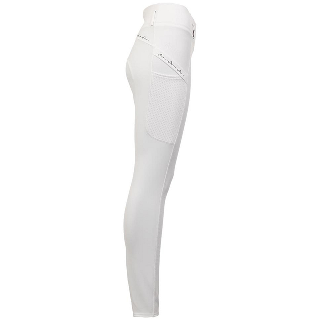 Riding Tights Tregging Exposure Silicone White