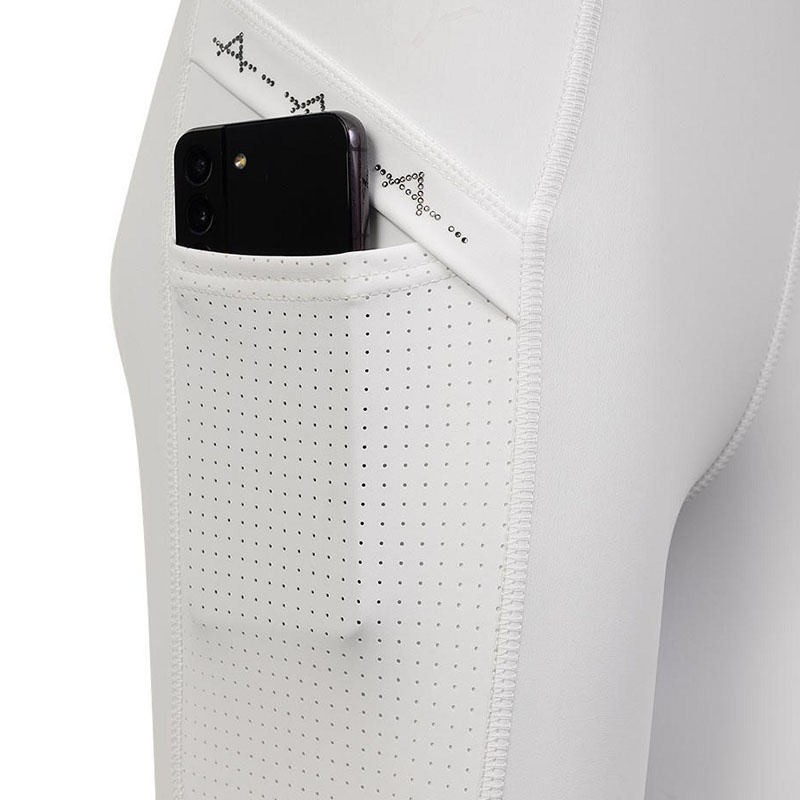 Riding Tights Tregging Exposure Silicone White