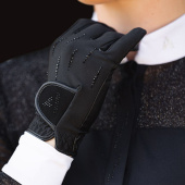 Riding Gloves Technical Luminous Black Riding Gloves Technical Luminous Black
