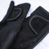 Riding Gloves Technical Luminous Black Riding Gloves Technical Luminous Black