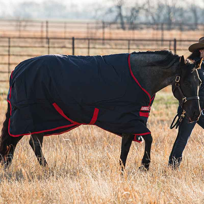 Winter Rug Rambo Original T/O 200g Navy Blue/Red