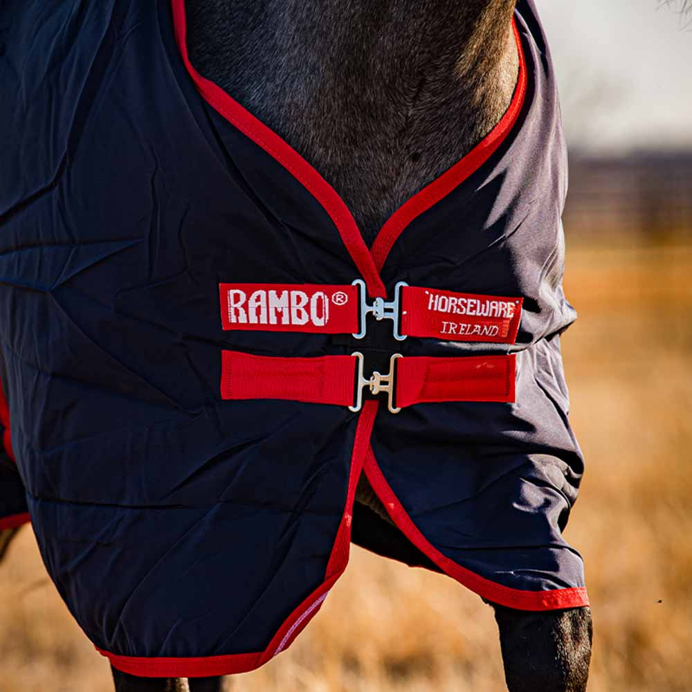 Winter Rug Rambo Original T/O 200g Navy Blue/Red