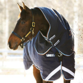 Turnout Rug Rambo Duo Plus 1000D (100g + 300g) Navy/Light Blue/Brown Turnout Rug Rambo Duo Plus 1000D (100g + 300g) Navy/Light Blue/Brown