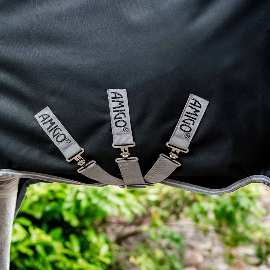Turnout Rug Amigo 1200D 100g Black/Grey