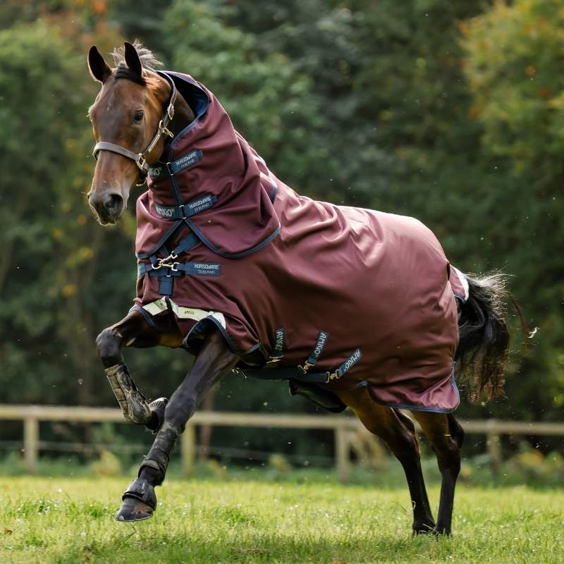 Rain Rug Amigo Plus 1200D 50g Burgundy/Navy/Grey