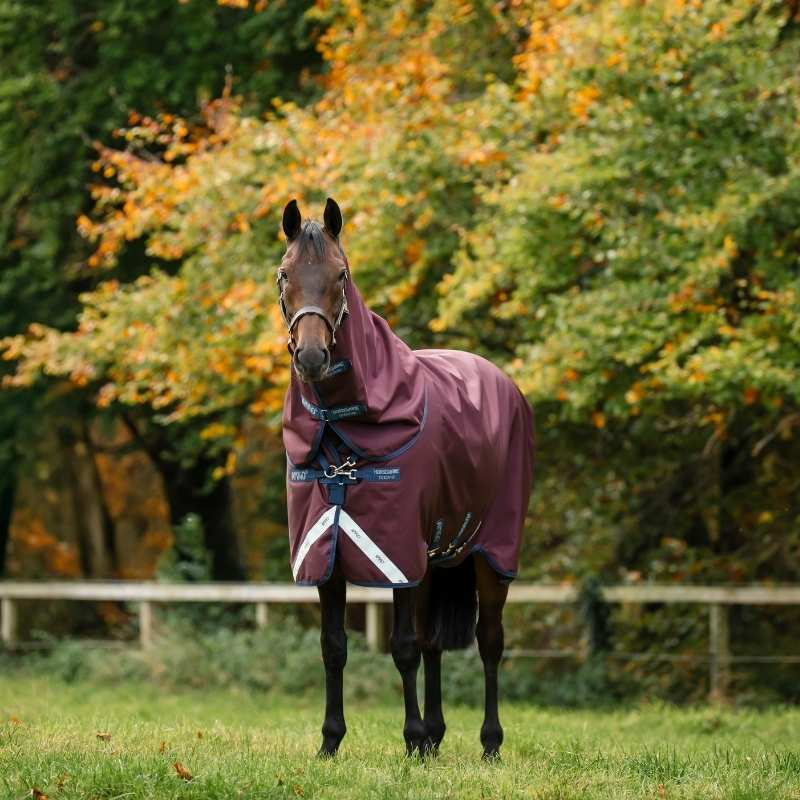 Rain Rug Amigo Plus 1200D 50g Burgundy/Navy/Grey