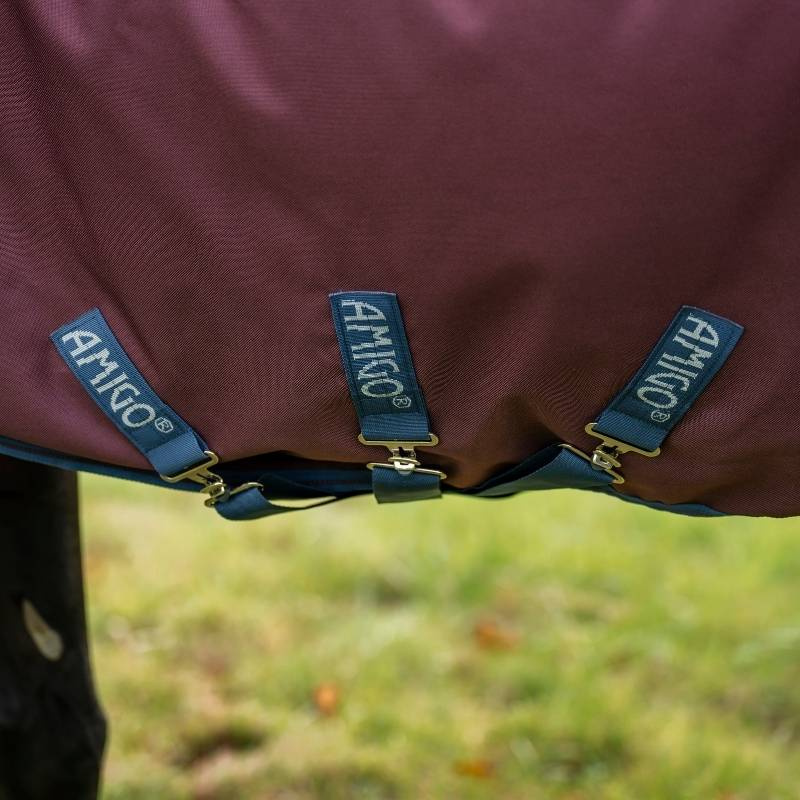 Rain Rug Amigo Plus 1200D 50g Burgundy/Navy/Grey