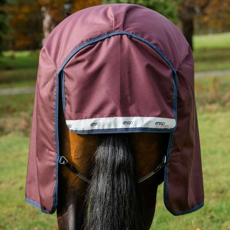 Rain Rug Amigo Plus 1200D 50g Burgundy/Navy/Grey