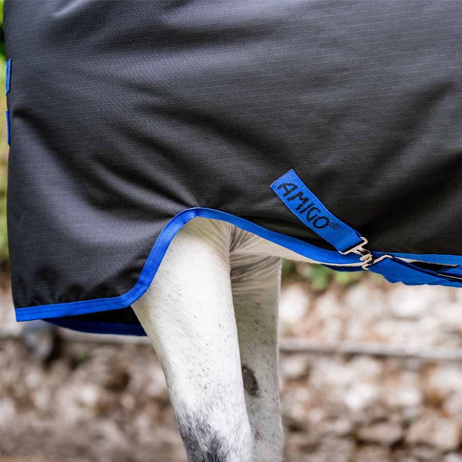 Turnout Rug Amigo Ripstop 900 Original 100g Black/Blue