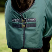 Turnout Rug Amigo Ripstop 900D 100g Green/Navy/Silver Turnout Rug Amigo Ripstop 900D 100g Green/Navy/Silver
