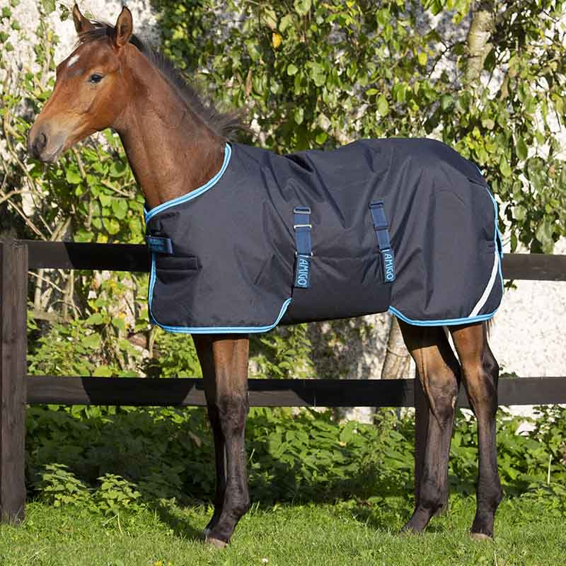 Foal Rug Amigo Ripstop 200g Navy Blue/Light Blue