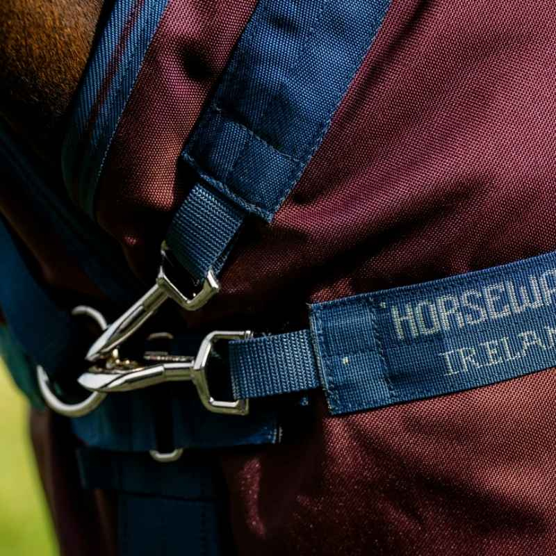 Rain Rug Amigo Plus 1200D 0g Burgundy/Navy/Grey