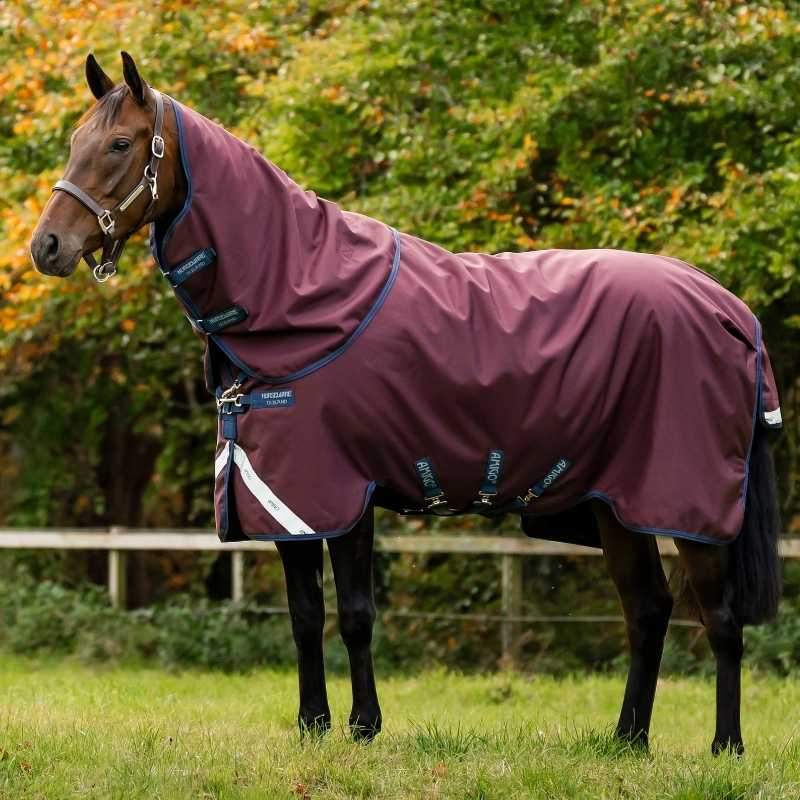 Turnout Rug Amigo Plus 1200D 100g Burgundy/Navy/Grey