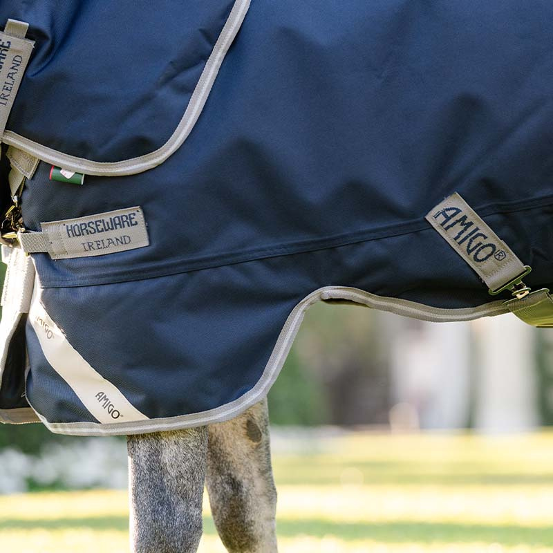 Rain Rug Amigo 1200D Plus Pony 0g Navy/Grey/Silver