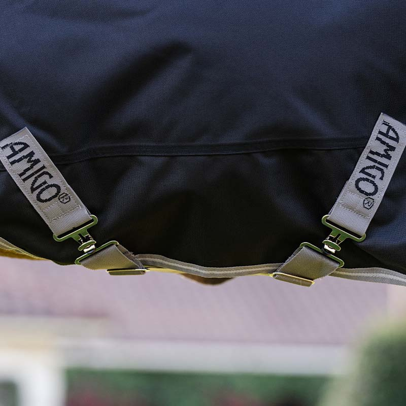 Rain Rug Amigo 1200D Plus Pony 0g Black/Grey