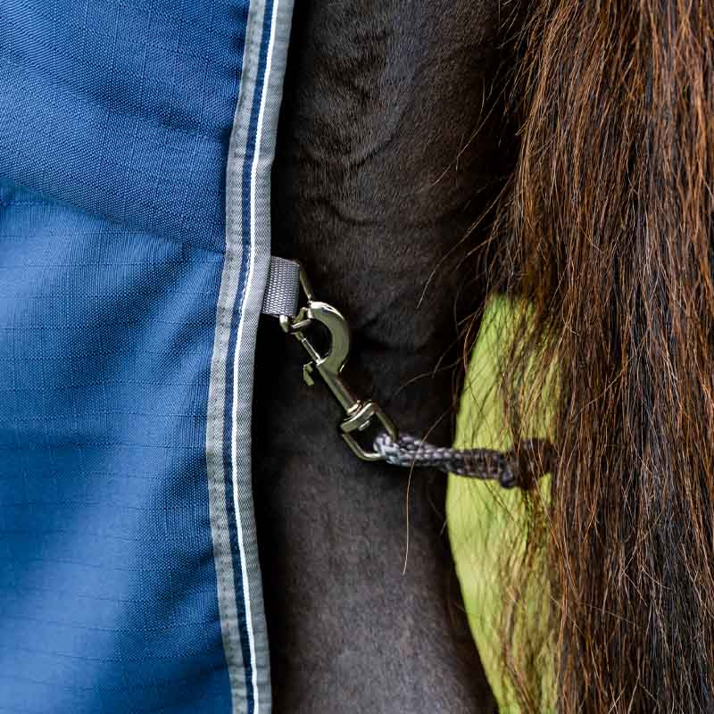 Stable Rug Rambo 1000D 100g Navy/Grey/Silver