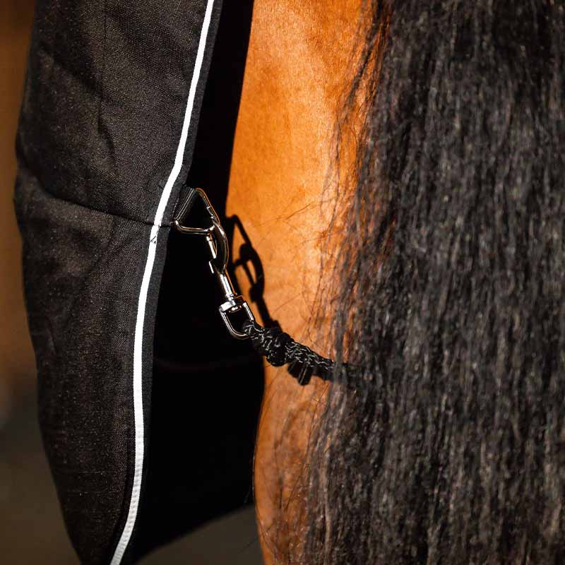 Stable Rug Rambo 1000D 100g Black/Grey