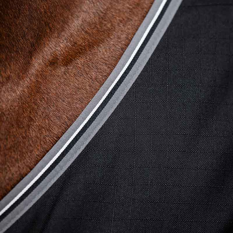 Stable Rug Rambo 1000D 100g Black/Grey