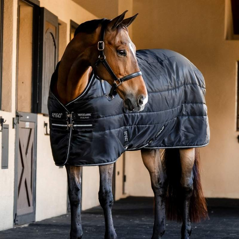 Stable Rug Amigo Ripstop Insulator 210D 50g Black/Black/Silver