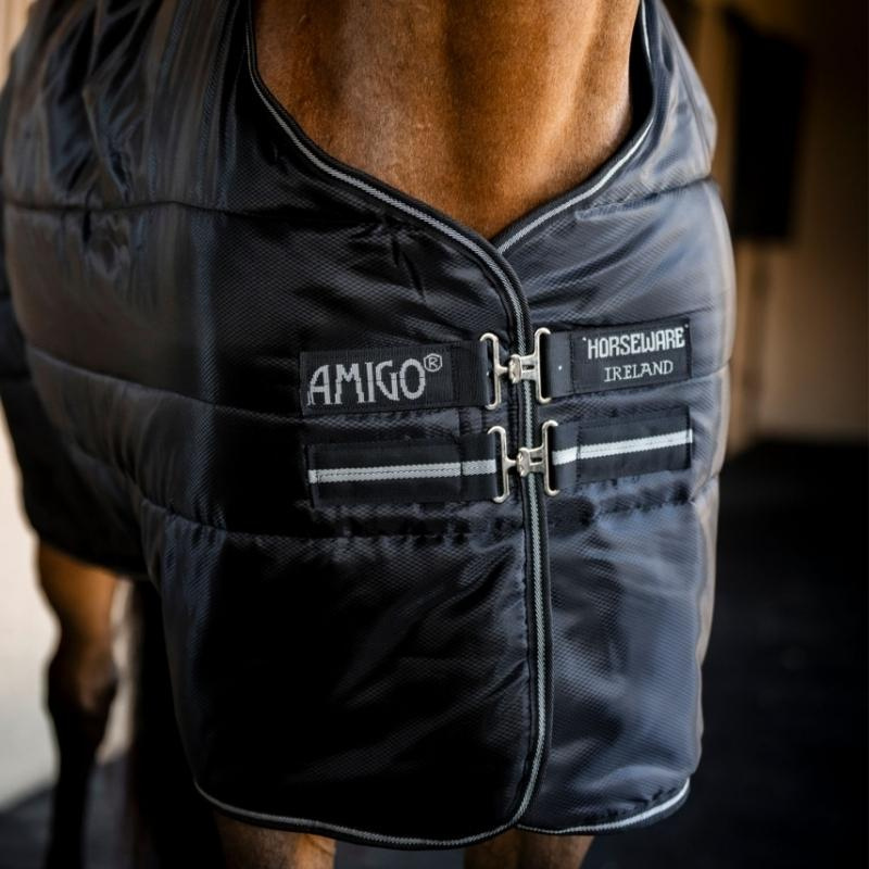 Stable Rug Amigo Ripstop Insulator 210D 50g Black/Black/Silver
