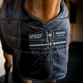 Stable Rug Amigo Ripstop Insulator 210D 50g Black/Black/Silver Stable Rug Amigo Ripstop Insulator 210D 50g Black/Black/Silver