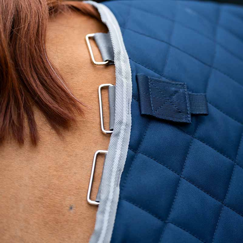 Stable Rug Amigo Quilted 600D Plus 200g Navy/Grey/Silver