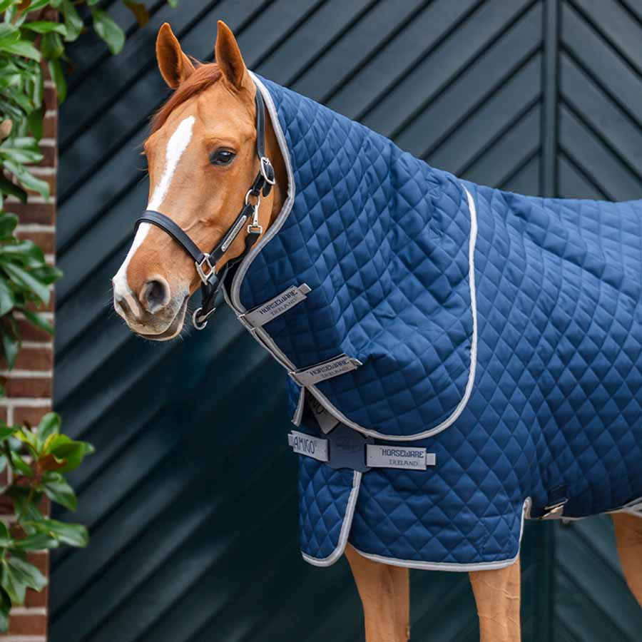 Stable Rug Amigo Quilted 600D Plus 200g Navy/Grey/Silver