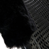 Gel Pad with Sheepskin Black Gel Pad with Sheepskin Black