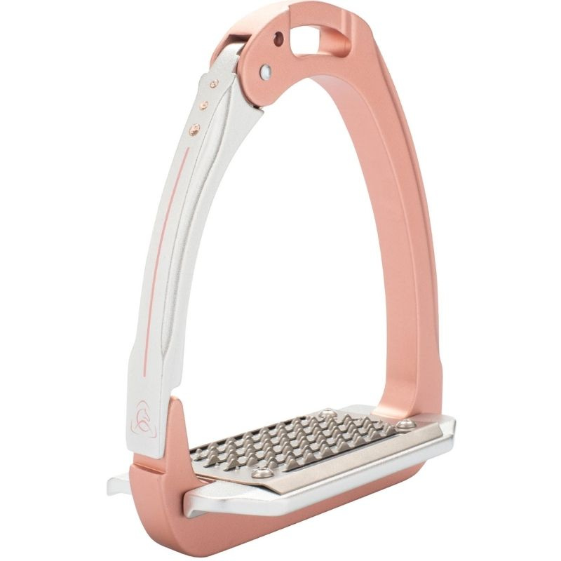 Stirrups Arena Aluplus 2.0 Crystals Antique Rose