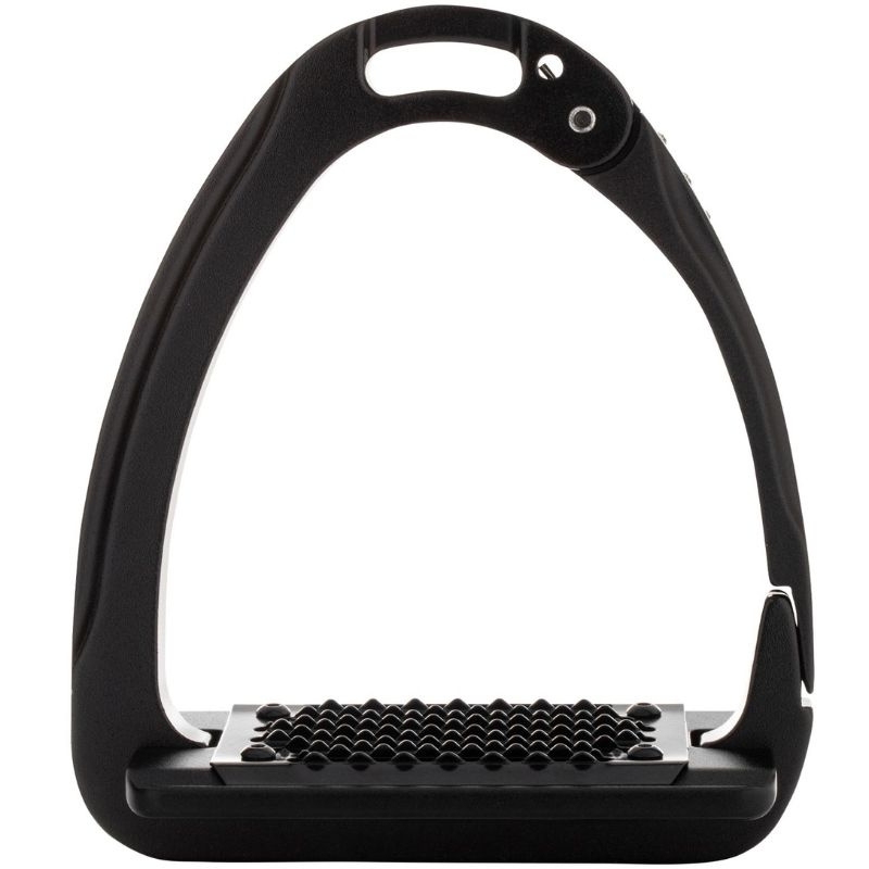 Stirrups Arena Aluplus 2.0 Crystals Total Black