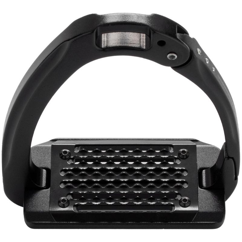 Stirrups Arena Aluplus 2.0 Crystals Total Black