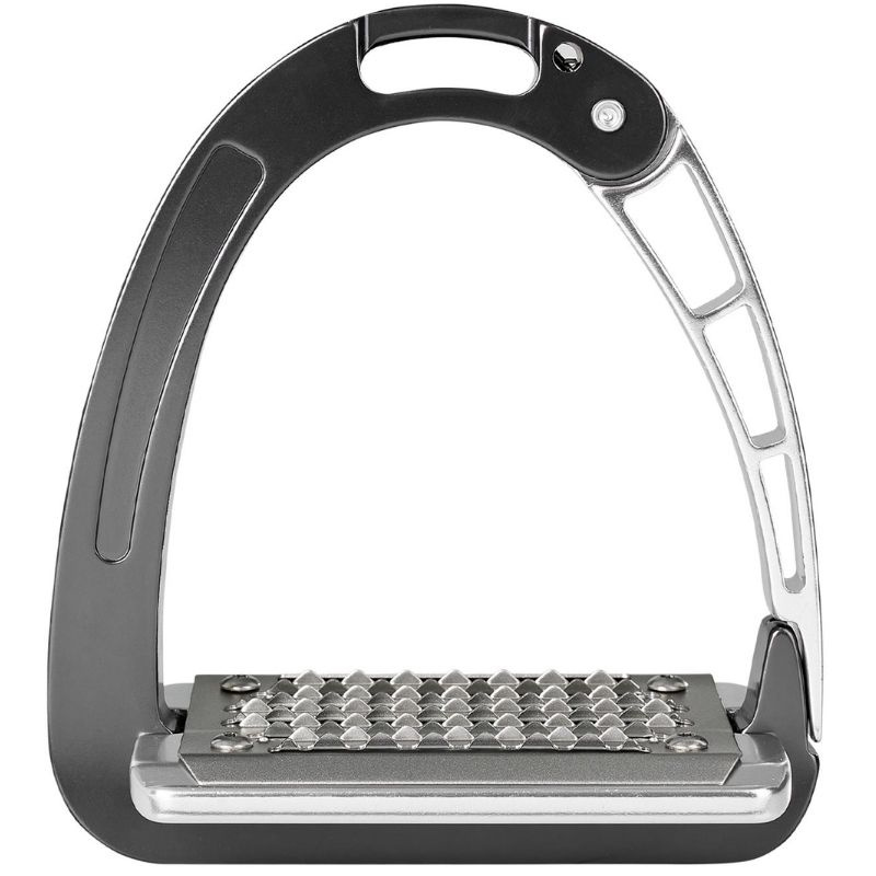 Stirrups Kids/Junior Arena Aluplus Charcoal