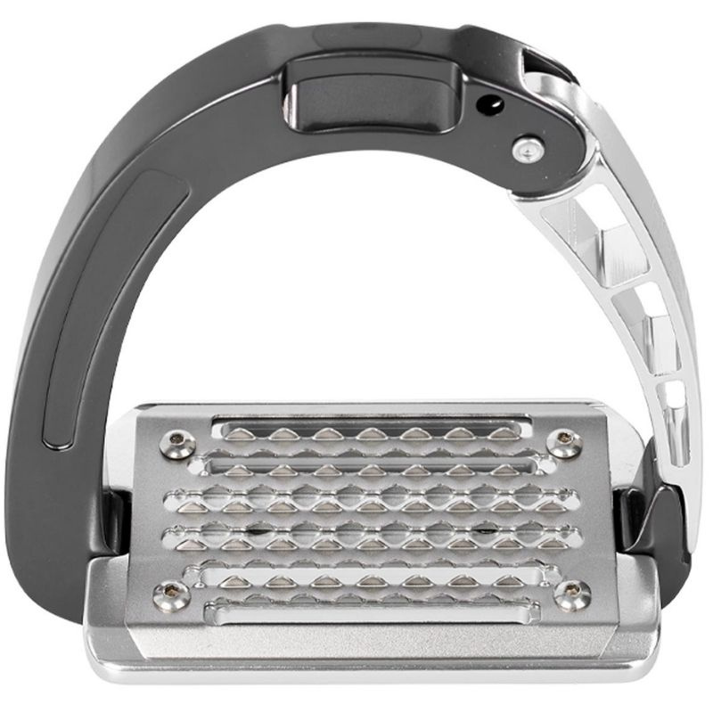 Stirrups Kids/Junior Arena Aluplus Charcoal