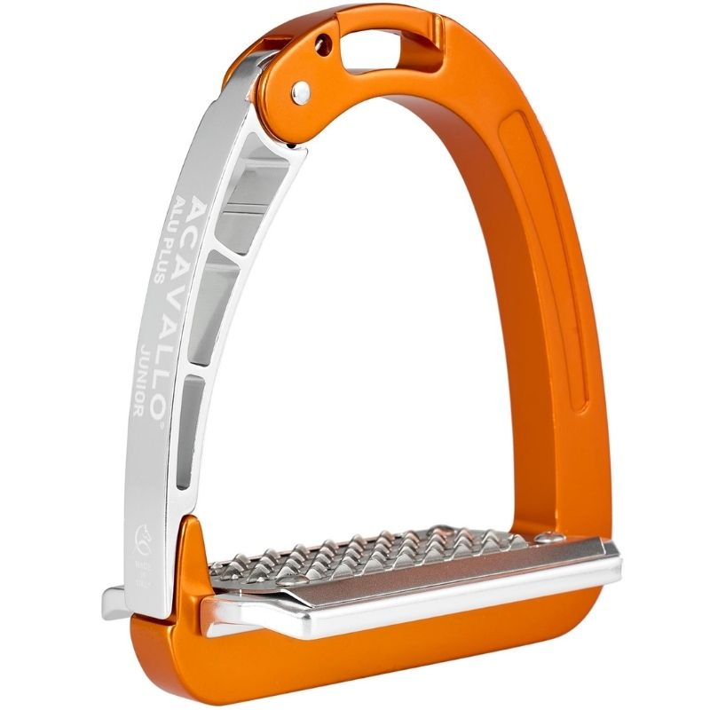 Stirrups Kids/Junior Arena Aluplus Orange