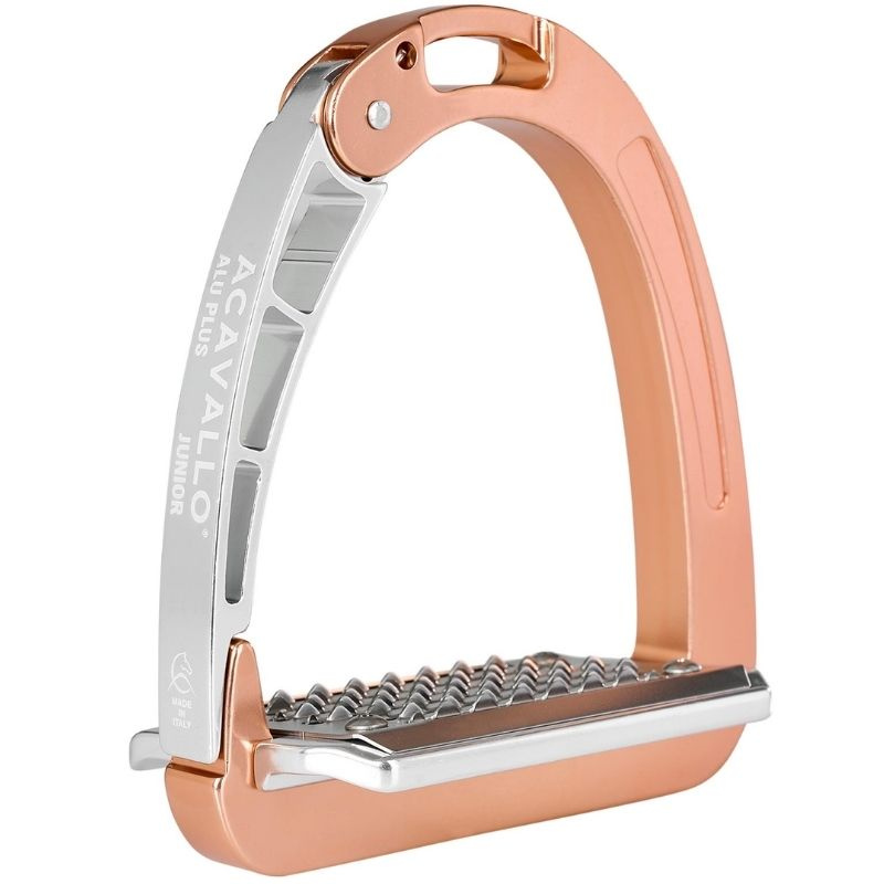 Stirrups Kids/Junior Arena Aluplus Rose Gold