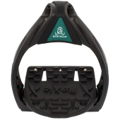 Stirrups Flexia Black/Green Stirrups Flexia Black/Green
