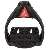 Stirrups Flexia Black/Red Stirrups Flexia Black/Red