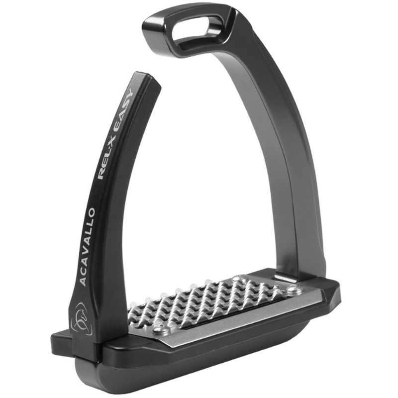 Stirrups Kids/Junior Rel-X Easy Charcoal