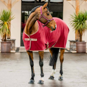 Fleece Rug Amigo Cooler Red/Beige Fleece Rug Amigo Cooler Red/Beige