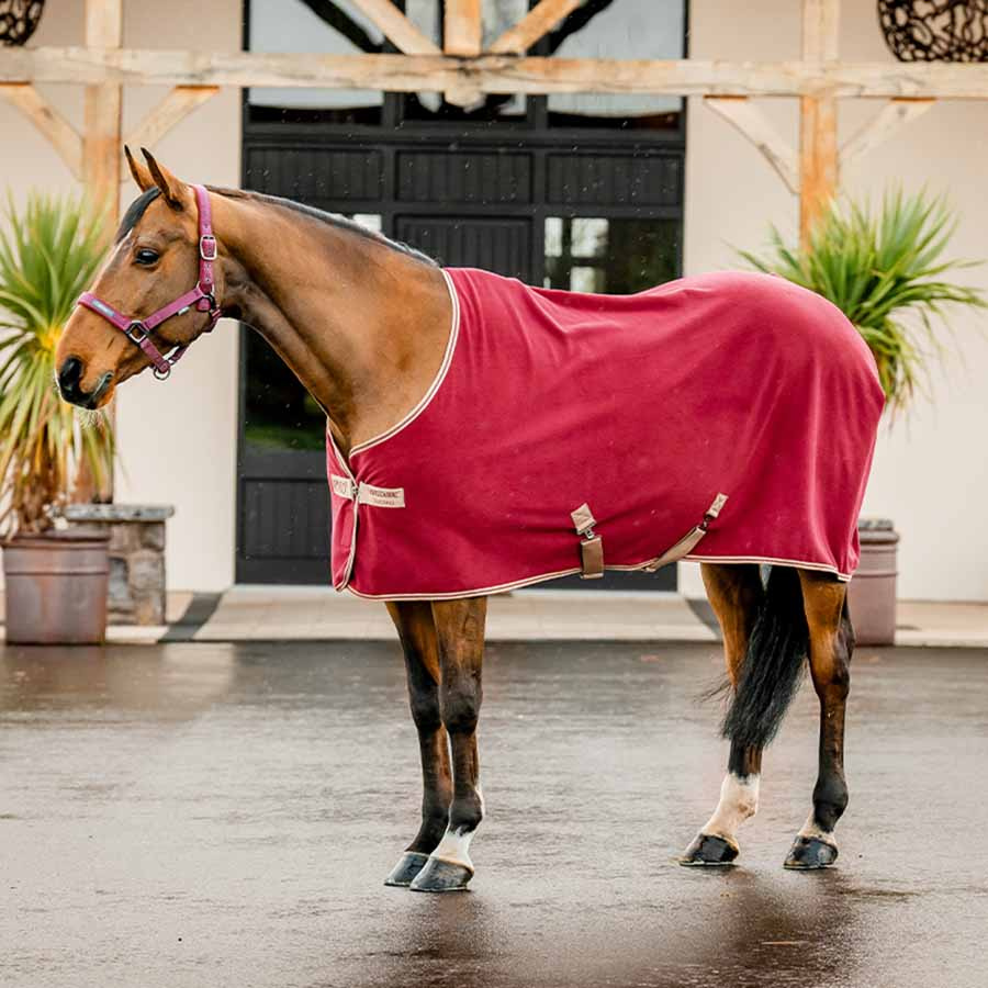 Fleece Rug Amigo Cooler Red/Beige