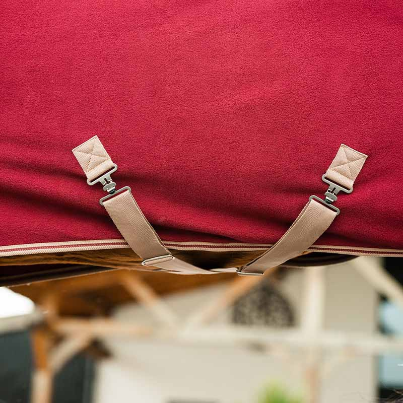 Fleece Rug Amigo Cooler Red/Beige